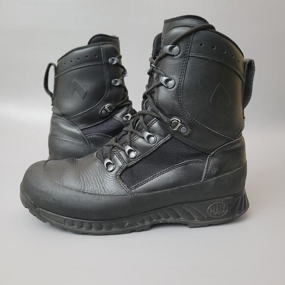 Genuine British Military Issued Haix Boots Hi Liability Male Combat Black US 11 - Picture 2 of 16